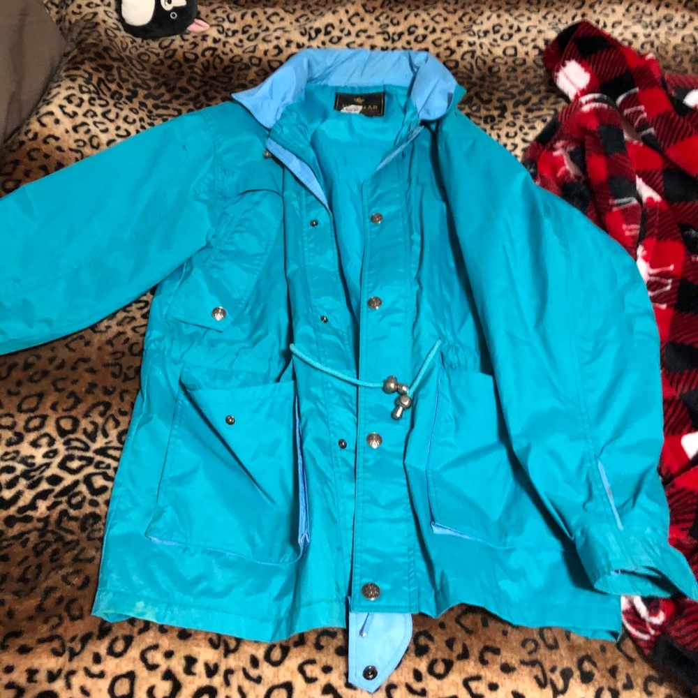 Mid length Rain Coat